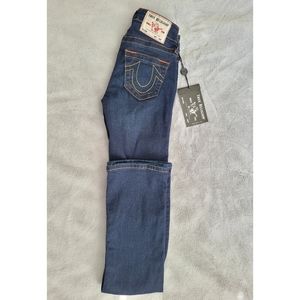 True Religion Billie Mid Rise Straight Jeans 23
